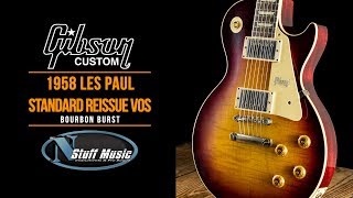Video thumbnail for Gibson 1958 Les Paul Standard Reissue VOS - Bourbon Burst by N Stuff Music
