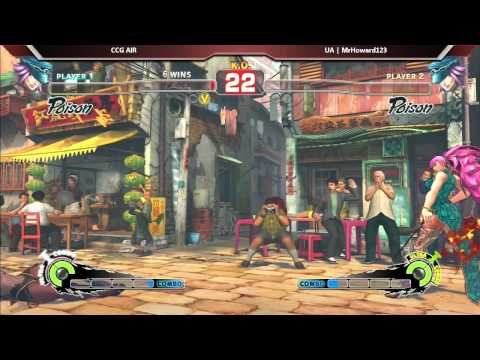 USF4 Poison Mirror CCG|AIR vs UA|MrHoward123 (Part 1)