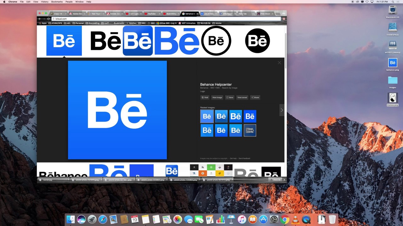 Project metanarrative in Behance