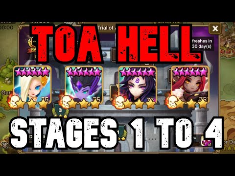 TOA HELL STAGES 1 2 3 & 4 FTP FRIENDLY EXPLAINED -LAIMA/ASCHUBEL/MOOKWOL/MASHA - 3 STARS DIFFICULTY