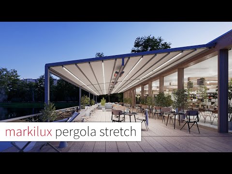 markilux pergola stretch - Large area awning system