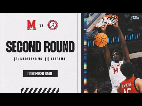 Alabama vs. Maryland - Second Round NCAA tournament extended highlights