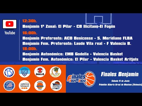 FINAL BENJAMÍN FEMENINO AUTONÓMICO EL PILAR - VALENCIA BASKET ARITJOLS