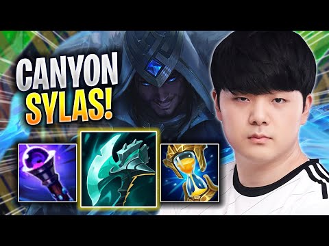 CANYON DESTROYING WITH SYLAS! - DK Canyon Plays Sylas JUNGLE vs Taliyah! | Season 2023