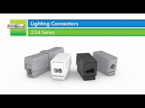 WAGO 224 Series - The Combined Lighting Connector