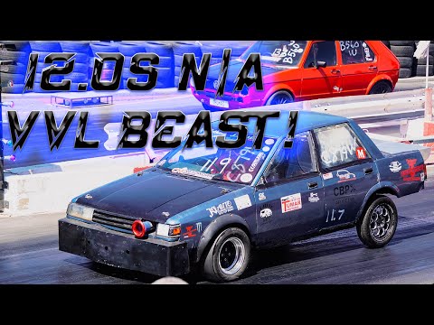INSANE Nissan VVL Langley Runs 12.0s at Killarney! NA Power 💨🔥