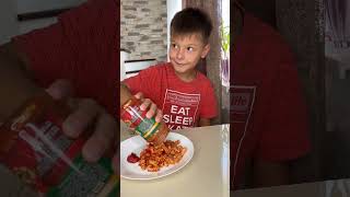 One can of ketchup
