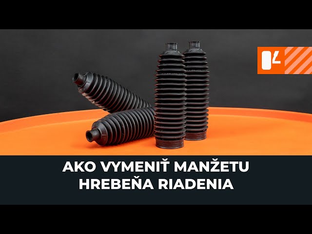 Pozrite si video sprievodcu ako vymeniť Manżeta Riadenia na VW TOURAN