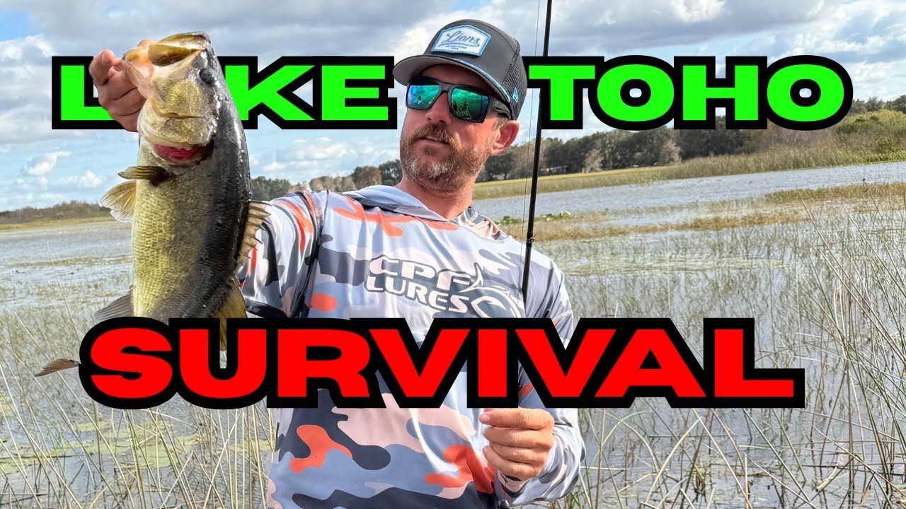 Lake Toho Tournament Techniques for Survival | Bass Fishing Lake Toho in January |