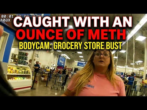 Woman Gets Caught with Meth in The Grocery Store! 🚨