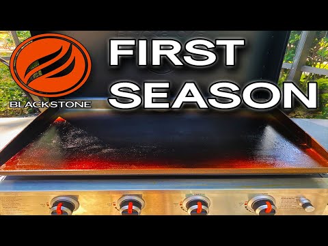 HOW TO SEASON BLACKSTONE GRIDDLE FOR THE FIRST TIME - BLACKSTONE AIR FRYER GRIDDLE COMBO