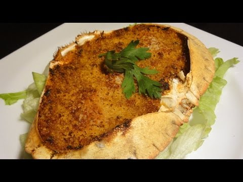 Txangurro a la donostiarra. Receta de Navidad