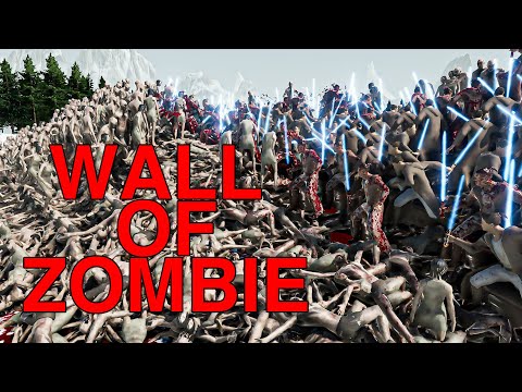 Greatest wall made out of zombies | #ultimateepicbattlesimulator2 Ultimate Epic Battle Simulator 2