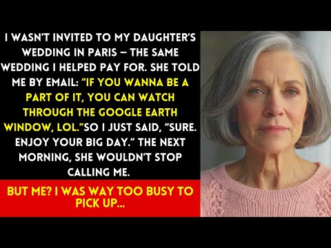 MY DAUGHTER EMAILED ME: 'DON'T COME TO MY WEDDING. WATCH THROUGH LIVESTREAM.' OK, I KNEW WHAT TO DO.