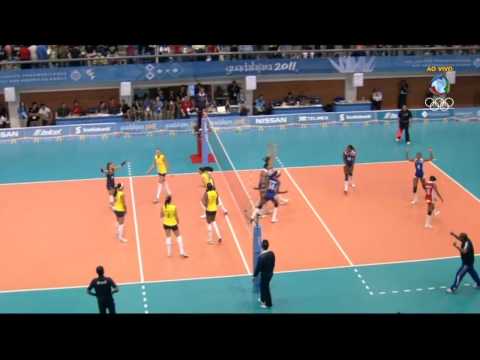 Pan 2011: Women's Volleyball | Final | Brazil 3 x 2 Cuba | Part 04/15 (Record HD)