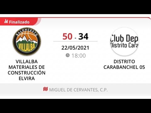 Cadete masc E VILLALBA MATERIALES ELVIRA - DISTRITO CARABANCHEL