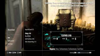 How to make +112 Fortify Smithing clothing - Easy guide - Skyrim