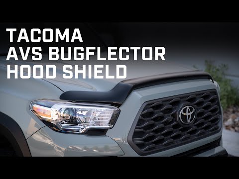 Tacoma AVS Bugflector II Hood Shield Install