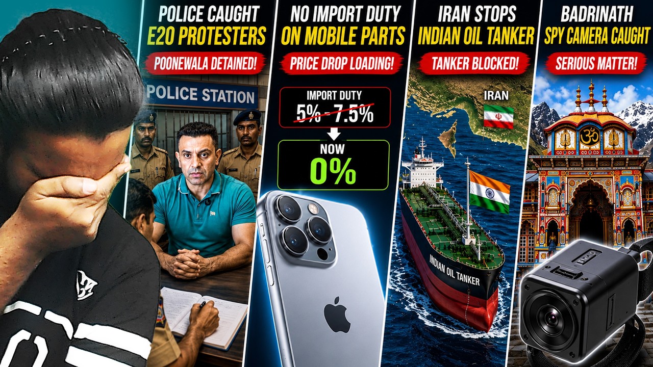 E20 Protesters Caught by Police 😱 Iran Stops Indian Oil Tanker | Badrinath Spy Camera
