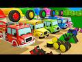 Wheels On The Bus Song Learning Shapes Colors With Cars Baby Nursery Rhymes Kids Songs