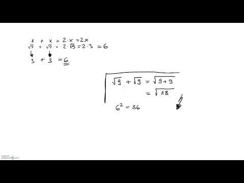 Wurzeln addieren bzw. subtrahieren