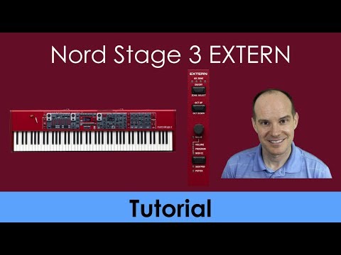 Nord Stage 3 Extern Connect Tutorial | External