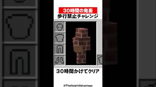 マイクラで歩行禁止チャレンジ