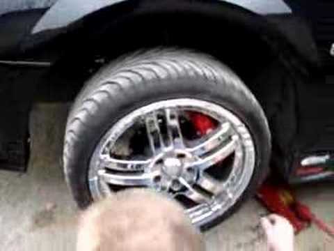 Chris's Saleen new Brembo GT BIG brake install Part 1