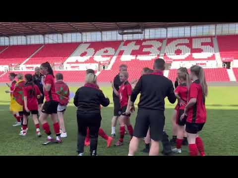 Lancashire SFA U14 Girls - ESFA National County Cup Final at Stoke City FC - Saturday 13 May 2023
