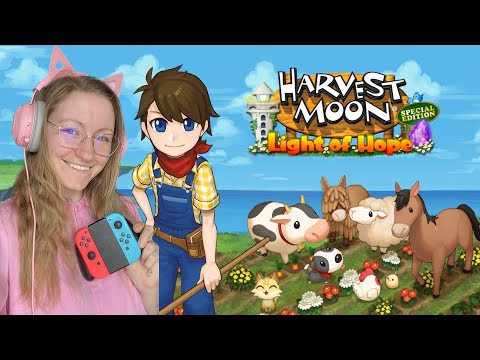 He finally commits! ❤         Harvest Moon: Light of Hope playthrough part 29 #HarvestMoon - YouTube