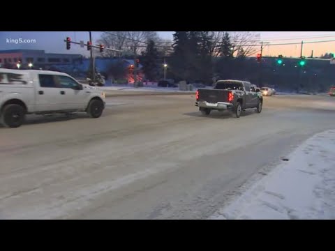 Melted snow now becomes icy hazard