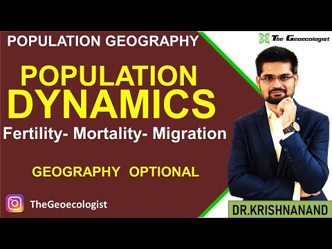 Population Dynamics: Fertility , Mortality and Migration