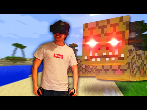VR Minecraft but I installed every single mod
