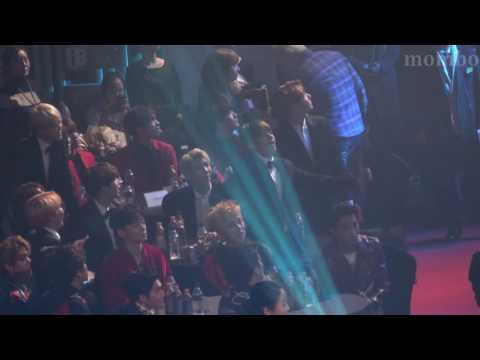 170119 서울가요대상 방탄소년단 BTS  WATCH ME reaction (뷔 focus)