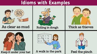 Idioms with Meanings & Examples  | Learn English Idioms Step by Step | English Idioms