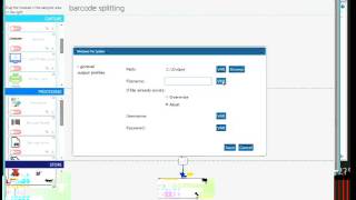 How to setup a Barcode splitting workflow