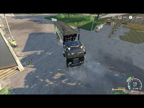 FS19 Feeding cows || Spreading manure || SCANIA V8 pure sound! || International 1046