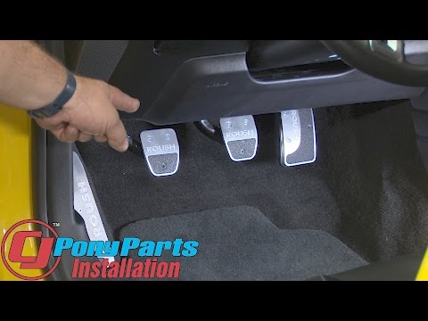 2015-2021 Mustang Roush Pedal Kit Manual Transmission Installation