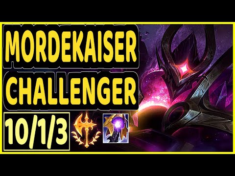 MORDEKAISER - 10/1/3 KDA CHALLENGER GAMEPLAY - NA