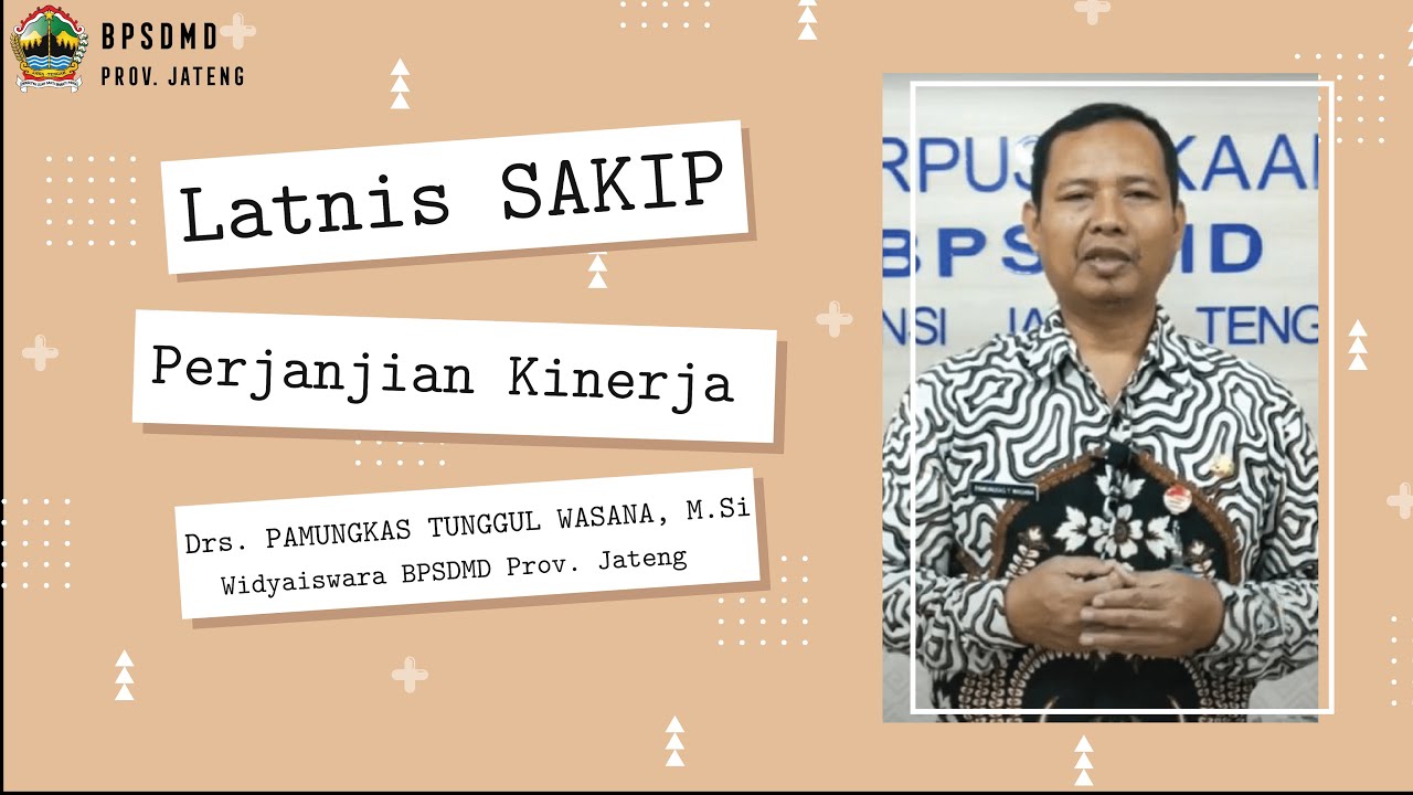 Latnis SAKIP : Perjanjian Kinerja