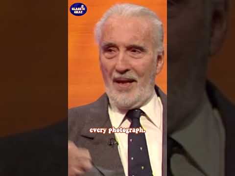 When Sir Christopher Lee met J.R.R Tolkien! #idol #legend