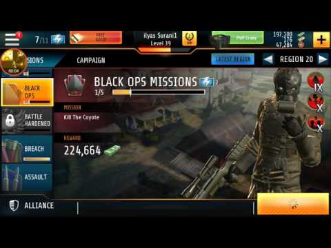 Kill Shot Bravo Region 20=2 Black Ops Misson Complete