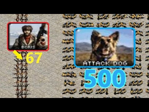 Boris vs Dogs - Same Cost - Red Alert 2