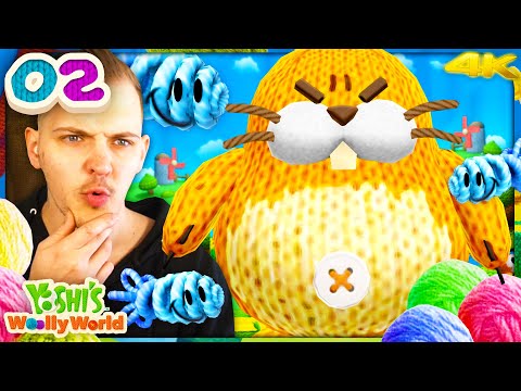 Let’s Play Yoshi's Woolly World #02 🧶 Boss Big Montgomery & Wunderschöne Windmühlen!