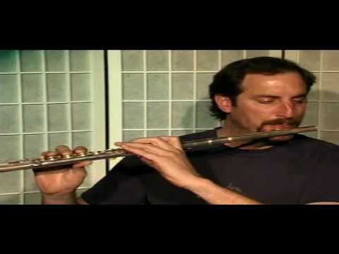Flute Lesson - How to play Notation Library file # 390