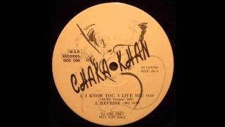 Chaka Khan / I Know You,I Live You (Demo Version) (Sapporo Mix)