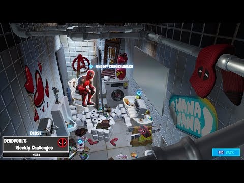 COMPLETE THE NEW DEADPOOL CHALLENGES IN FORTNITE! (Week 2)