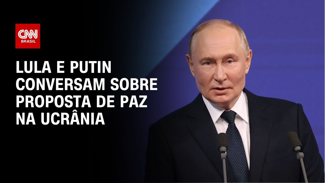 Lula e Putin conversam sobre proposta de paz na Ucrânia | LIVE CNN