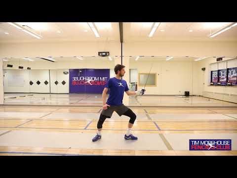 Fencing Footwork with Olympian Eli Dershwitz