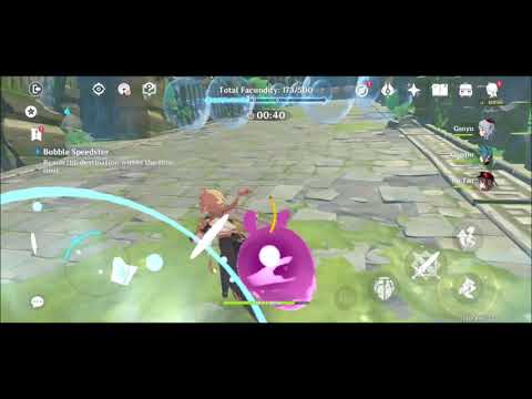 Bubble Speedster Avoiding All Bubbles Guide Day 2 Peculiar Wonderland Genshin Impact